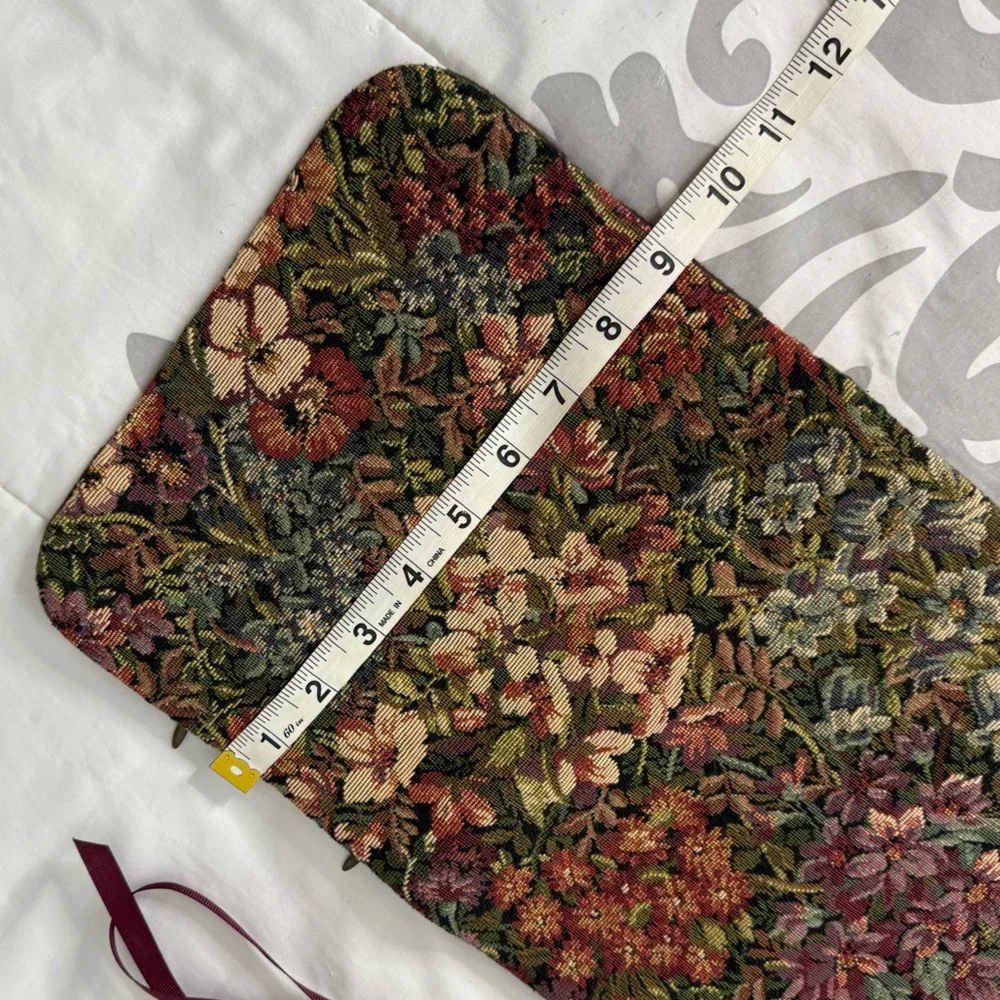 James Avery Vintage 90’s Floral Tapestry Jewelry Folded Case